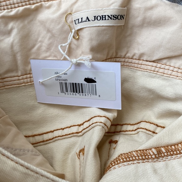 ✨NWT✨Ulla Johnson Albie belted high-rise wide-leg denim jeans - Picture 7 of 8